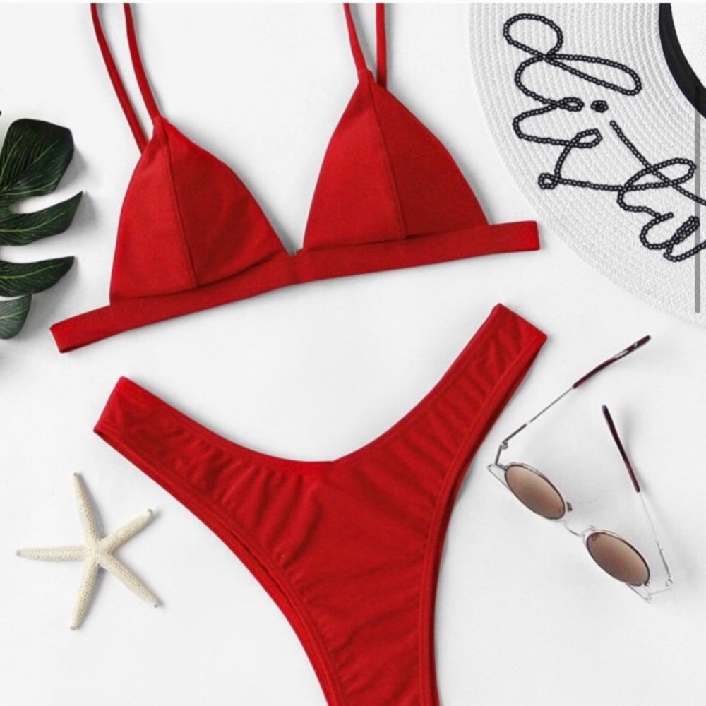 SheIn high leg triangle bikini set BRAND NEW